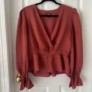 Burnt Orange, Women’s Dress Shirt